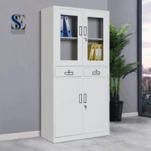 Half-glass Metal Filing Cabinet