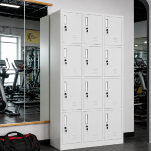 12 Compartment Steel Locker Cabinet