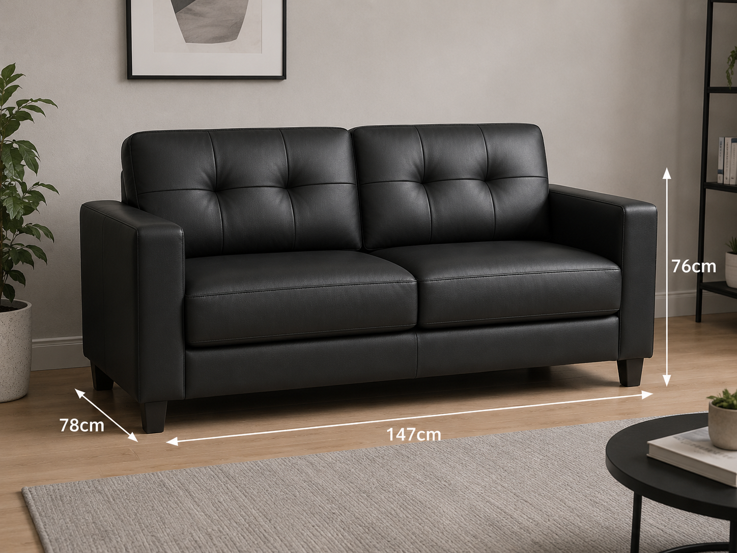 2-Seater Office Sofa - Image 4