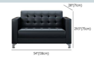 2-Seater Office Sofa - Image 3