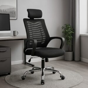 Generic Adjustable Headrest Office Chair – Workstation Chair